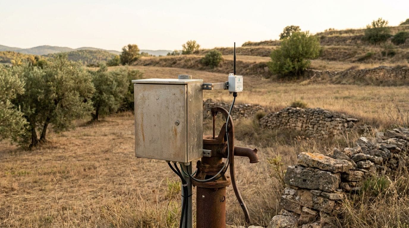 Telecontrol d'un pou compartit amb AquaLinks: consum i alertes de fuites al mòbil
